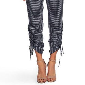 Garden Geo Ruched Ankle Pants